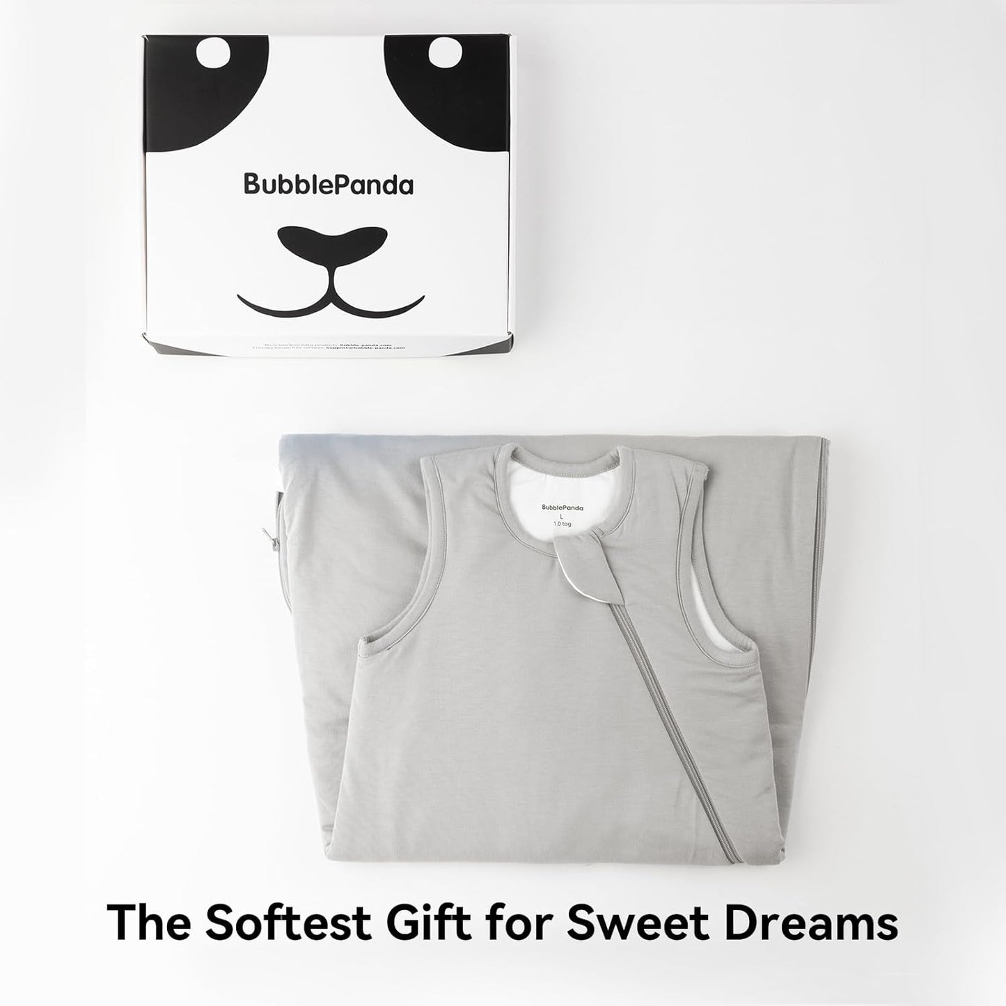 BubblePanda Rayon Made from Bamboo Sleep Sack 18-24 Months 0.5 Tog Soft Lightweight Toddler Sleep Sack 2t for Babies 2-Way Zipper Wearable Blanket Baby 18 Months