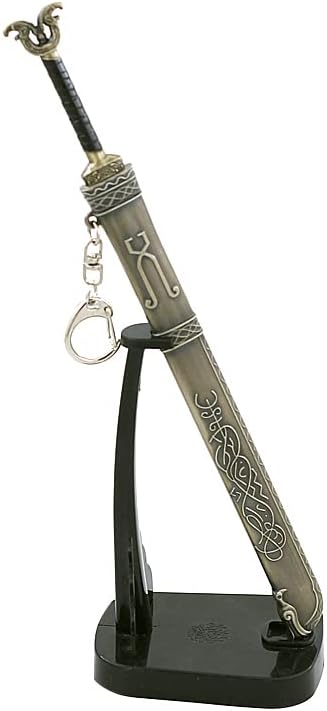 God of War Ragnarök Kratos Action Figures Game Toys Collection Keychain Desk Decoration Backpack Pendant Gift (Freya's Sword Thrungva)