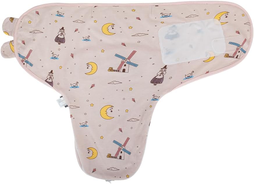HOUSBAY Baby Swaddle Blanket Boy Girl,Super Soft Material Newborn Adjustable Swaddles 2-Way Zipper Sleep Sack 1 Pack 0-3Months（Fairytale）