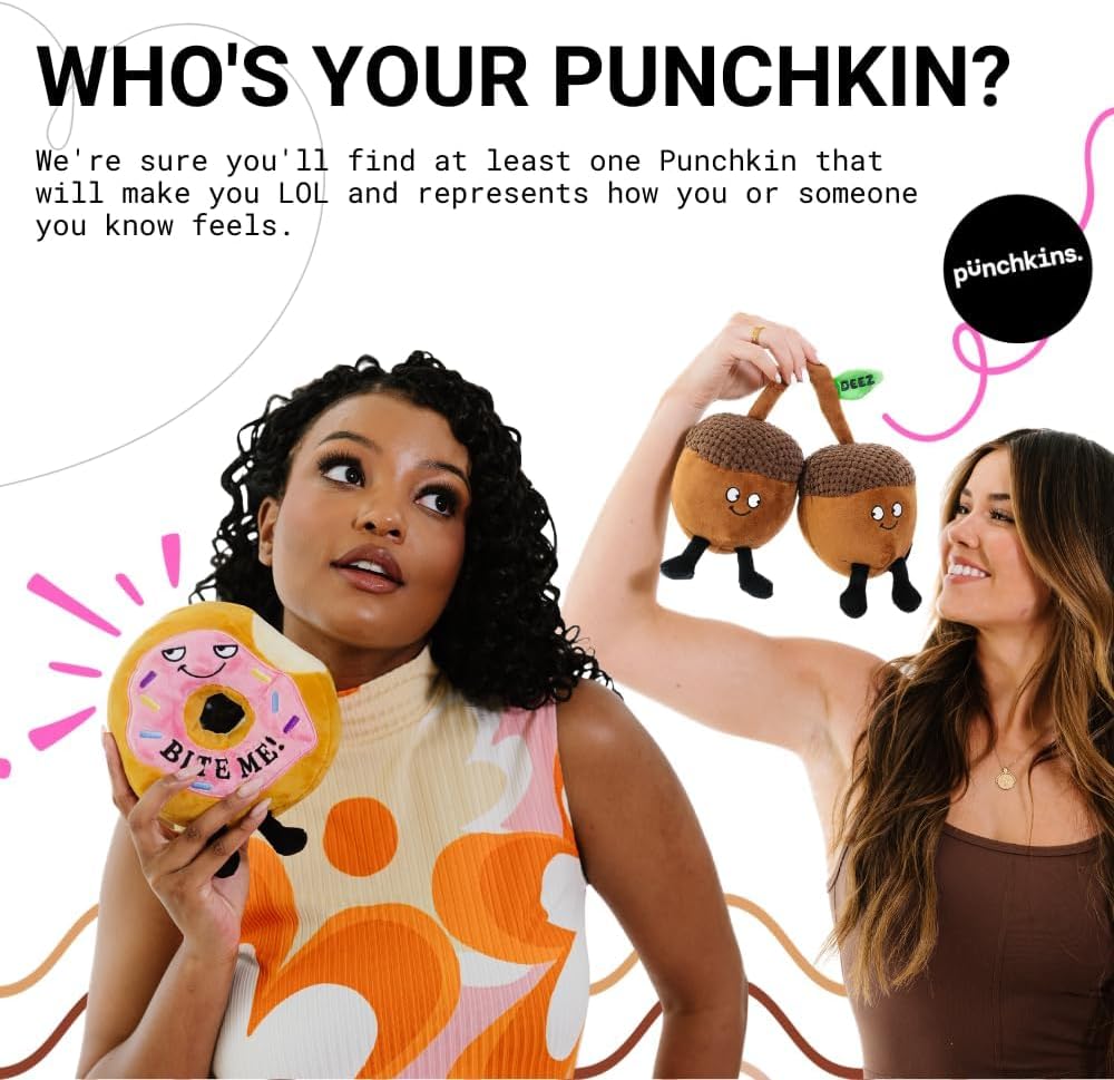 Game Block Plushie, Funny Meme Gag Gift, Comical Plush Collectible, Stocking Stuffer Present, Great for Emotional Support, Fun Desk Accessory, Weighted Base for Display