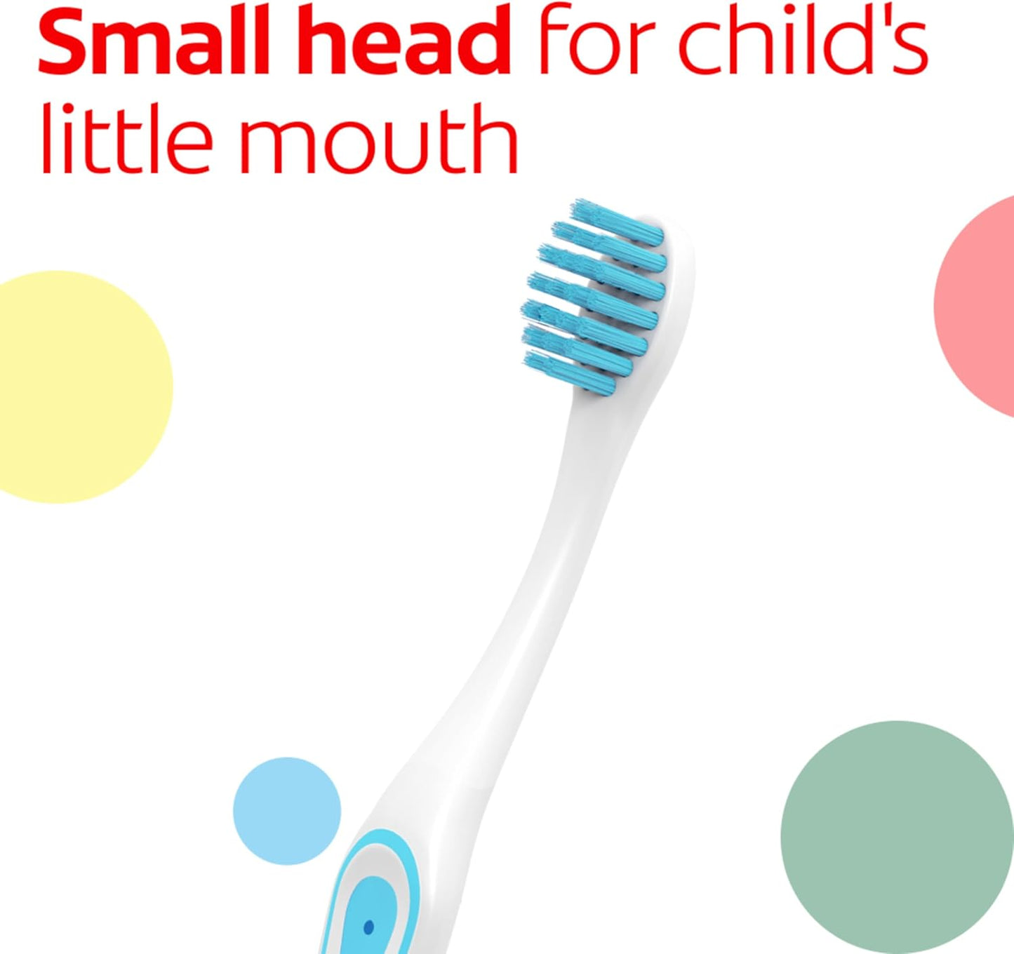 Colgate My First Baby and Toddler Toothbrush, Extra Soft Infant Training Toothbrush, Ages 0-2, 6 Count