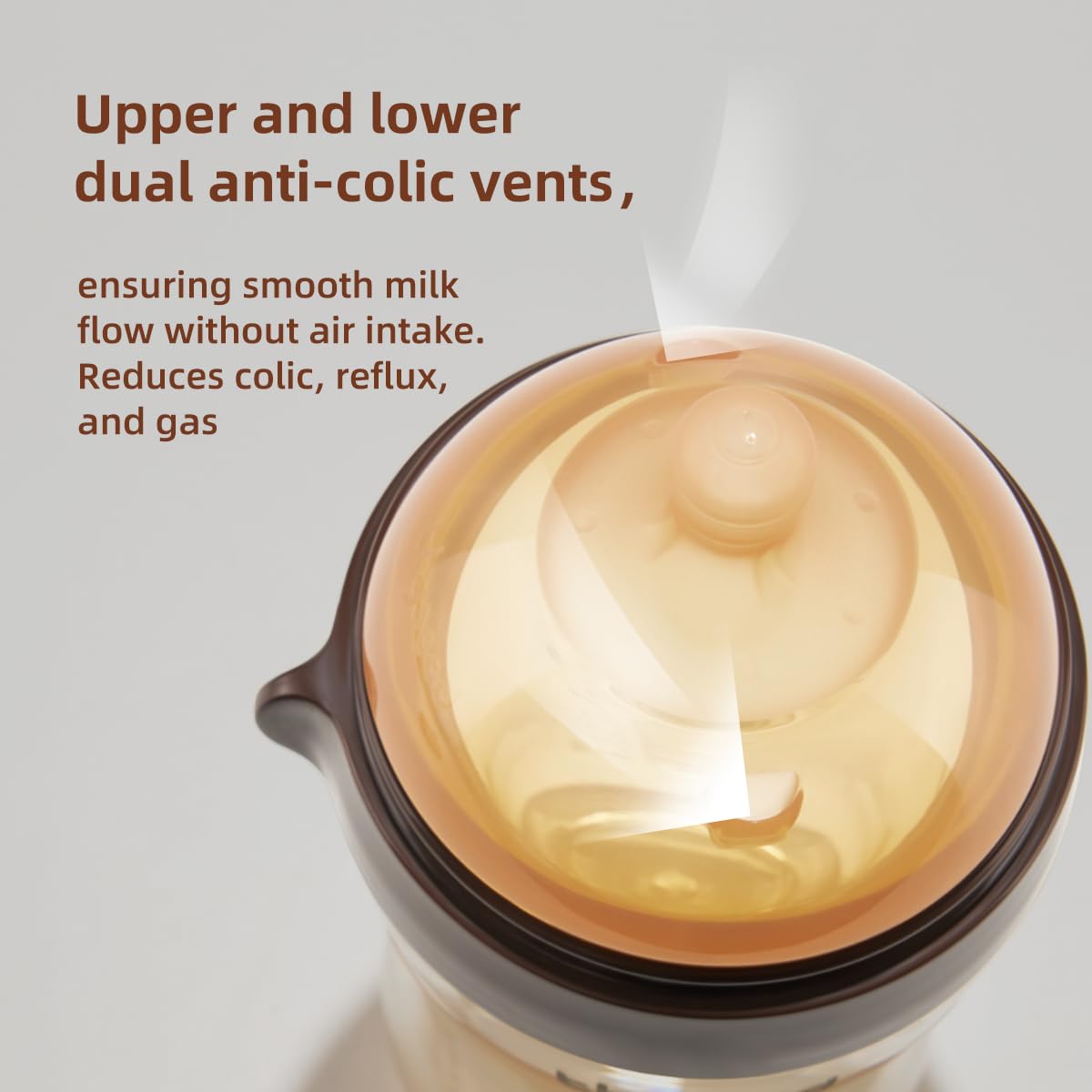 PPSU Natural Breast-Like Bottle with Nipple(10 Months+),10oz，2pack