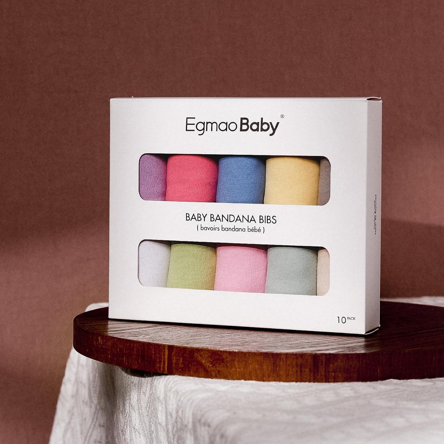 Baby Bandana Drool Bibs for Girls,Super Absorbent Triangle Baby Bibs for Drooling and Teething,100% Cotton Soft for Infant,Newborn 10Pack