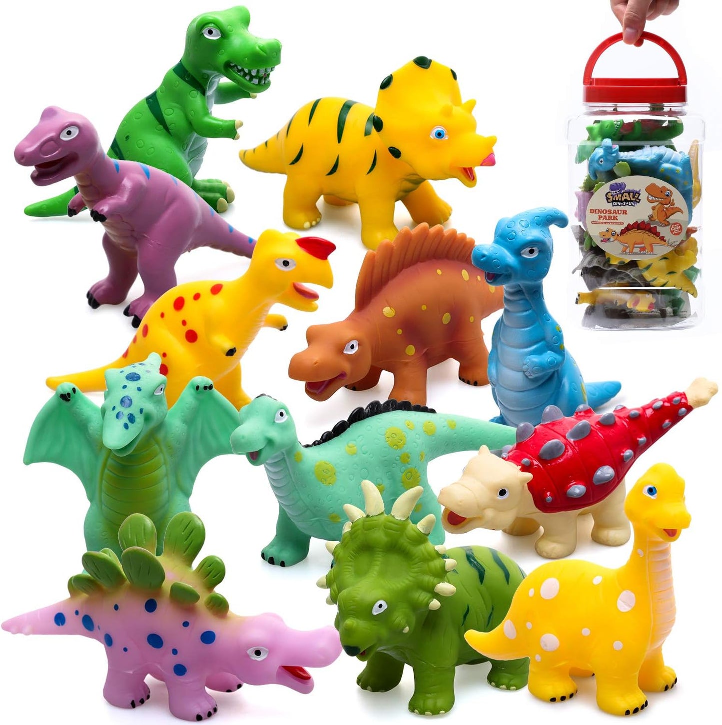 Hely Cancy Dinosaur Bath Toys - Squirt & Pool Toys for Kids