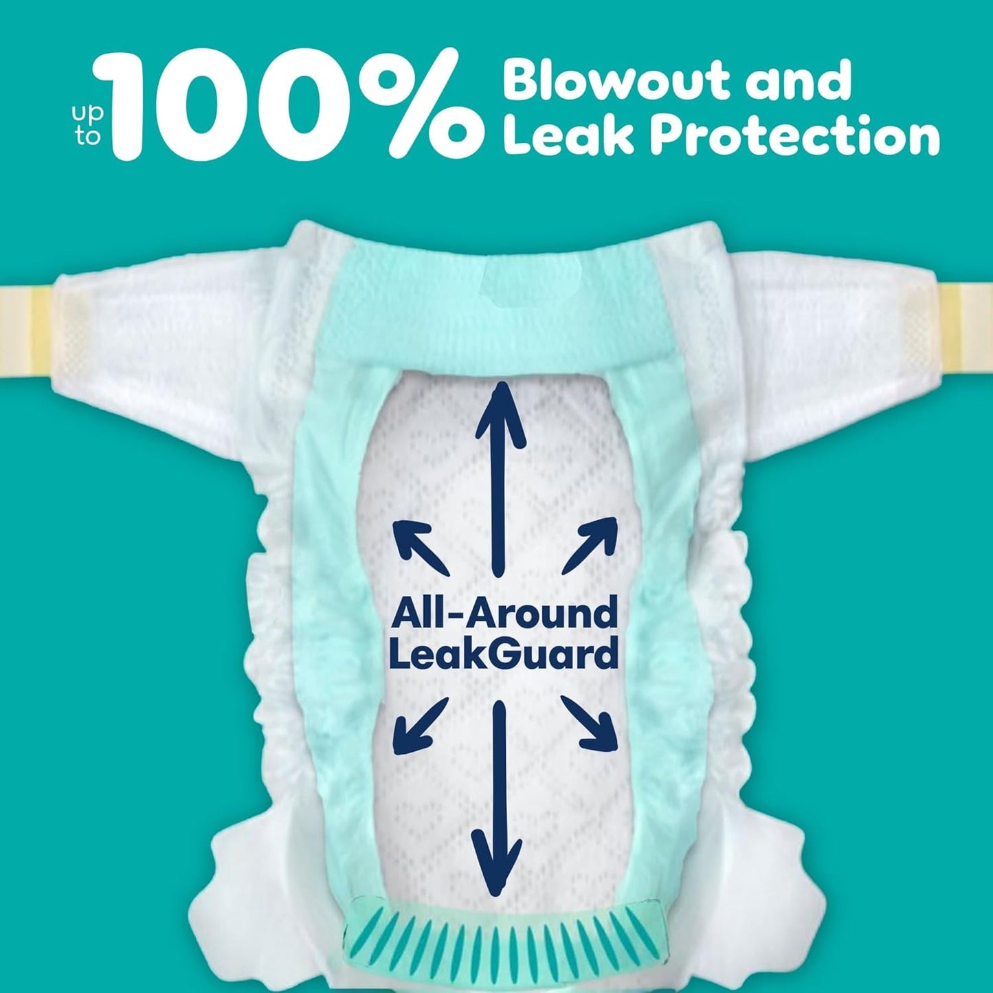 Pampers Baby Diapers - Swaddlers - Size 5, 132 Count, Ultra Absorbent Disposable Infant Diaper