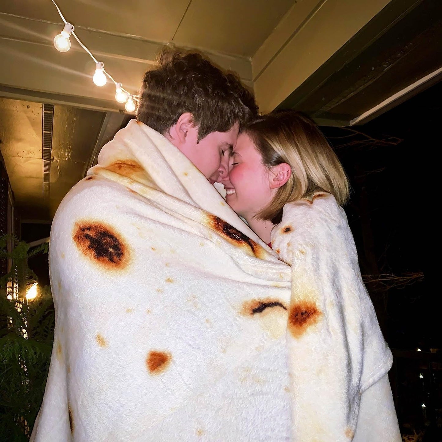 85in Burrito Tortilla Blanket White Elephant Gifts for Adults Useful Taco Throw Blankets Woemn Men Party Cool Stuff Novelty Gag Soft Fleece Wrap