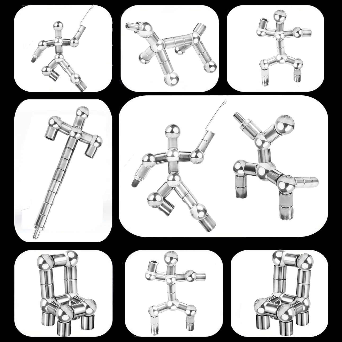 Fidget Pen,Magnetic Pen， Decompression Magnetic Toy Pen，Magnet Pen Fidget Toy Relieve Pressure Novel Toy Gift for Kids or Friends! (Big Green)