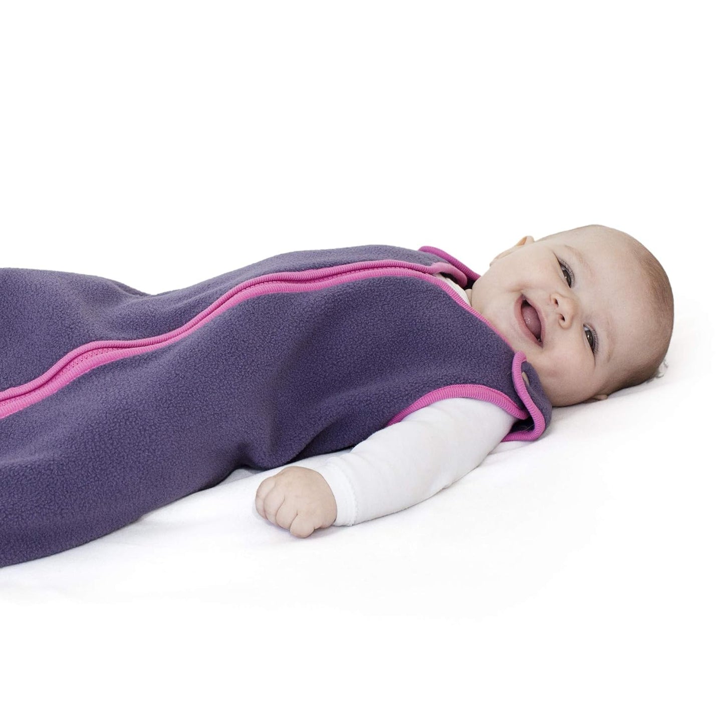 baby deedee Sleep nest Fleece Baby Sleeping Bag, Purple Rain, Large (18-36 Months)