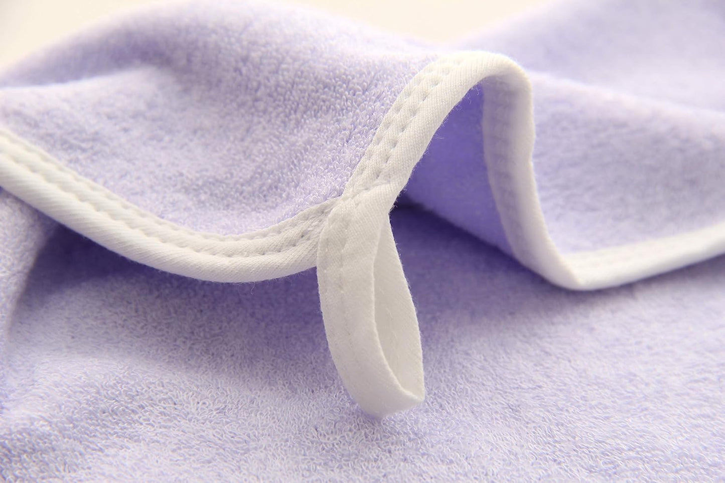 HIPHOP PANDA Baby Washcloths, Rayon Made from Bamboo - 2 Layer Ultra Soft Absorbent Newborn Bath Face Towel - Reusable Baby Wipes for Delicate Skin - Purple, 6 Pack