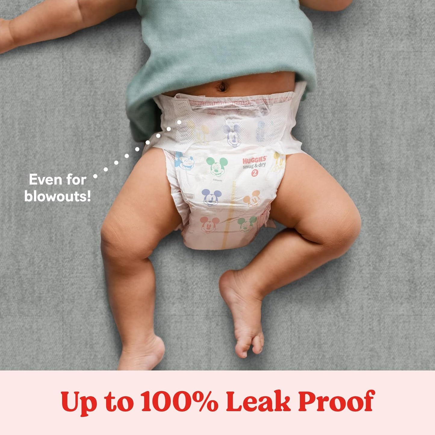 Huggies Size 4 Diapers, Snug & Dry Baby Diapers, Size 4 (22-37 lbs), 148 Count, Packaging May Vary