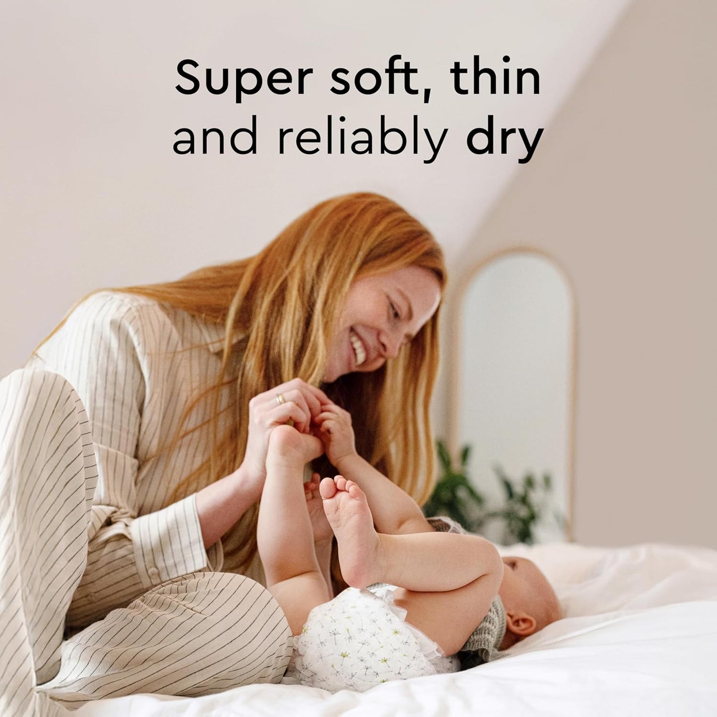 Baby Diapers - Size 4 (20-31 lbs), Half-Monthly Supply (75 Count), Leak Protection, Skin-Friendly, Ultrasoft, Perfume- & Chlorine-Free, Hypoallergenic, Dermatologist Tested, Oeko-TEX®